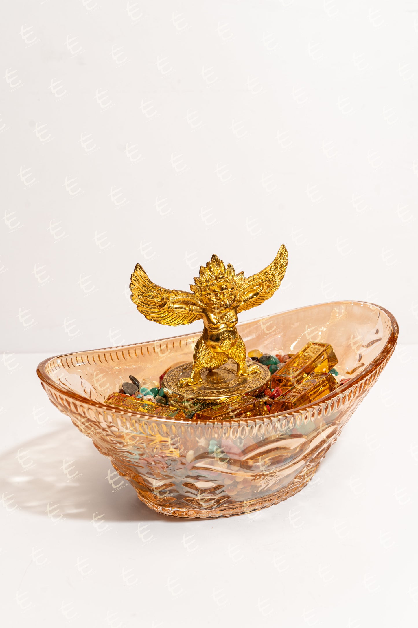 藏傳佛教大鵬展翅鳥聚元寶4