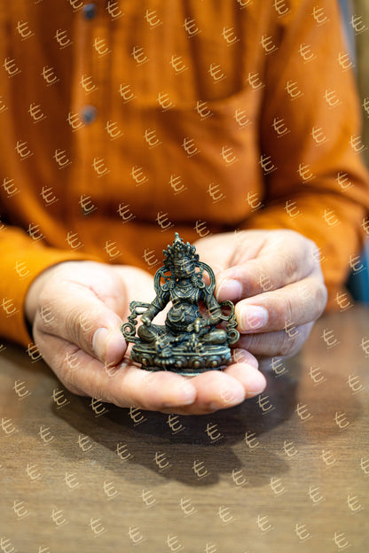 由堪布仁波切親自裝藏開光黃財神像_銅2