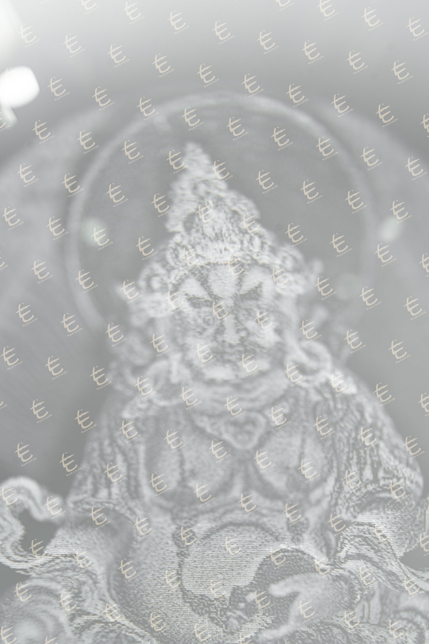 藏傳佛教經文水晶球加底座2