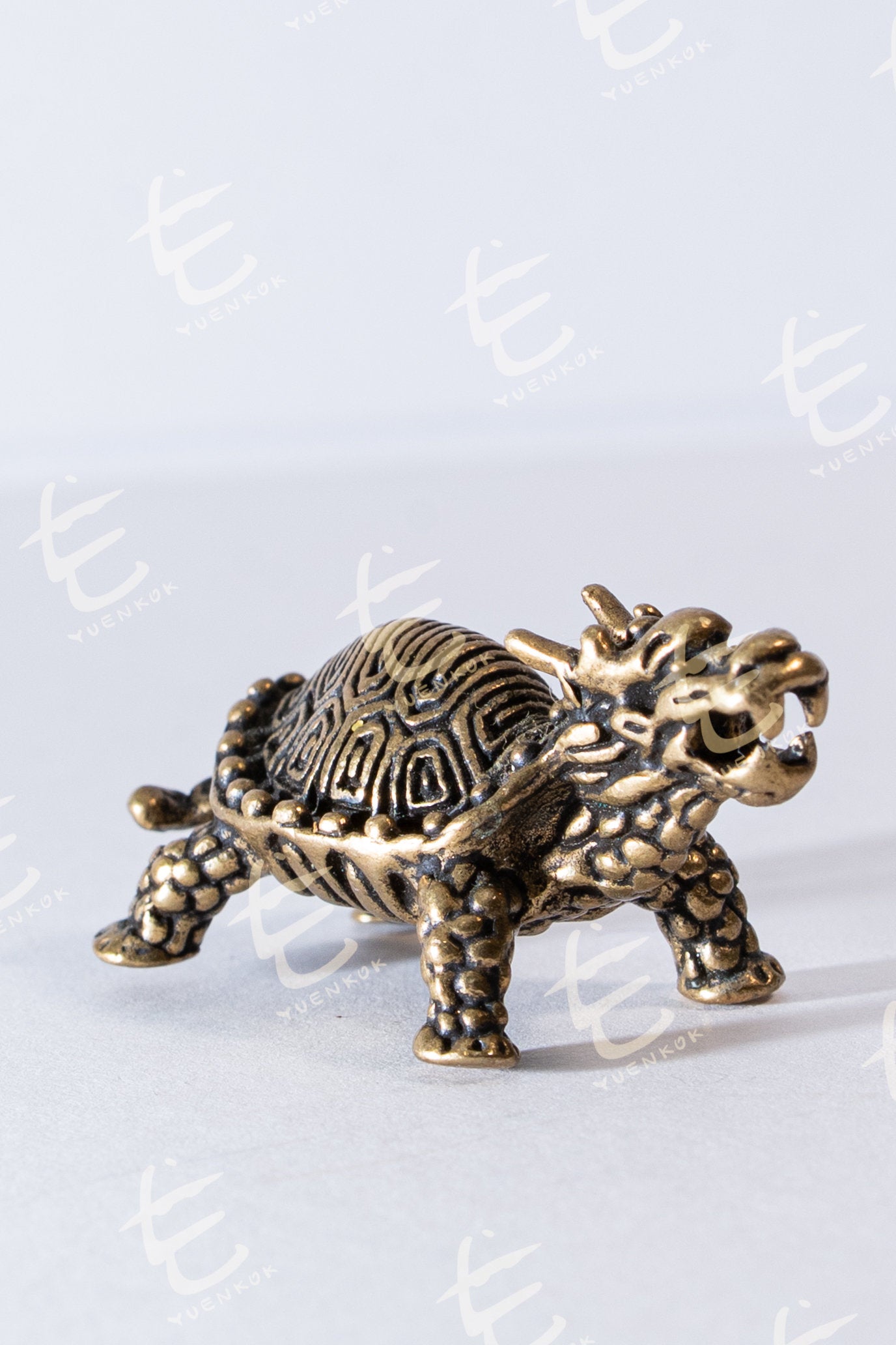 迷你黃銅龍龜2