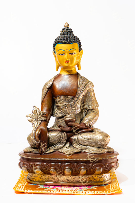 B_藏式釋迦牟尼佛_銅鎏金1