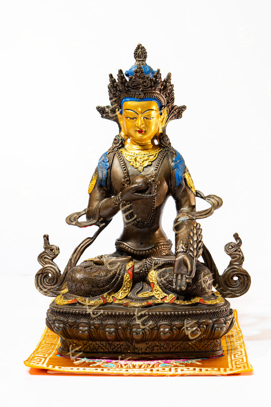 藏式金剛薩埵_Vajrasattva_菩薩神像_銅鎏金1